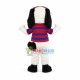 Cute White Dog Mascot Costume Fancy Dress Outfit Cute White Dog Mascot Costume Fancy Dress Outfit