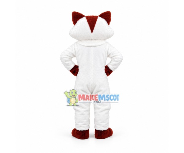 White Cat Mascot Costume White Cat Mascot Costume
