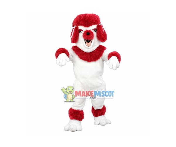 Lovely Standard Poodle Mascot Costume Lovely Standard Poodle Mascot Costume