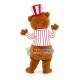 Lovely American Brown Bear Mascot Costume Fancy Dress Outfit Lovely American Brown Bear Mascot Costume Fancy Dress Outfit