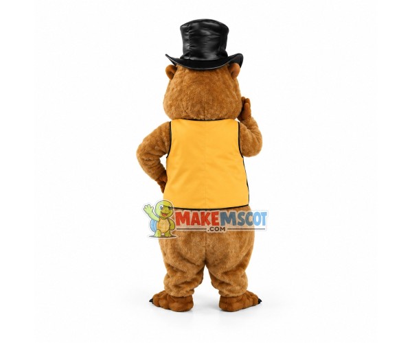 Mr. Beaver Mascot Costume 
