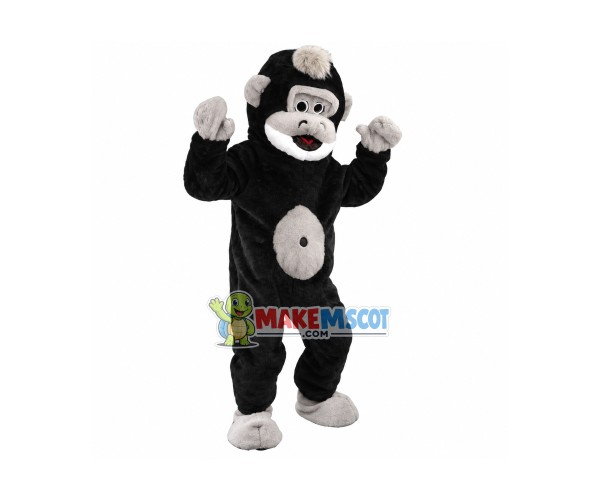 Black Monkey Mascot Costume Black Monkey Mascot Costume