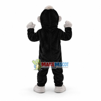 Black Monkey Mascot Costume Black Monkey Mascot Costume