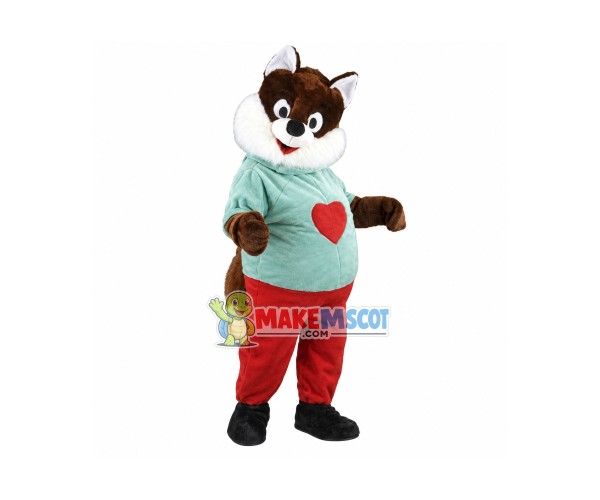 Cute Squirrel Mascot Costume Fancy Dress Outfit