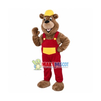 Grizzly Mascot Costume Fancy Dress Outfit