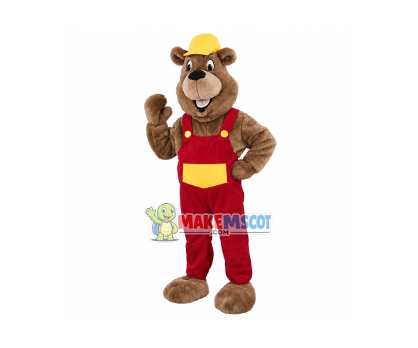 Grizzly Mascot Costume Fancy Dress Outfit Grizzly Mascot Costume Fancy Dress Outfit