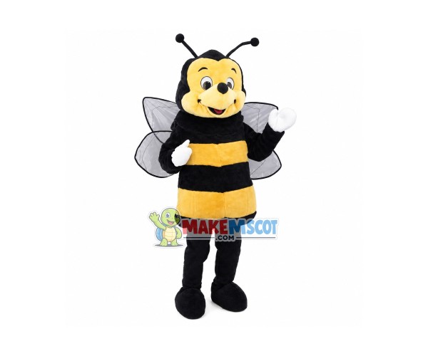 Lovely Honeybee Mascot Adult Costume Lovely Honeybee Mascot Adult Costume