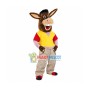 Happy Donkey Mascot Costume Fancy Dress Outfit