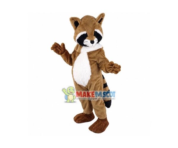 Brown Raccoon Mascot Costume Brown Raccoon Mascot Costume