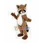 Brown Raccoon Mascot Costume