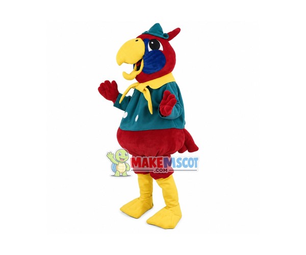 Parrot Mascot Costume Fancy Dress Outfit Parrot Mascot Costume Fancy Dress Outfit