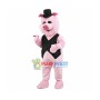 Gentleman Pig Mascot Adult Costume 