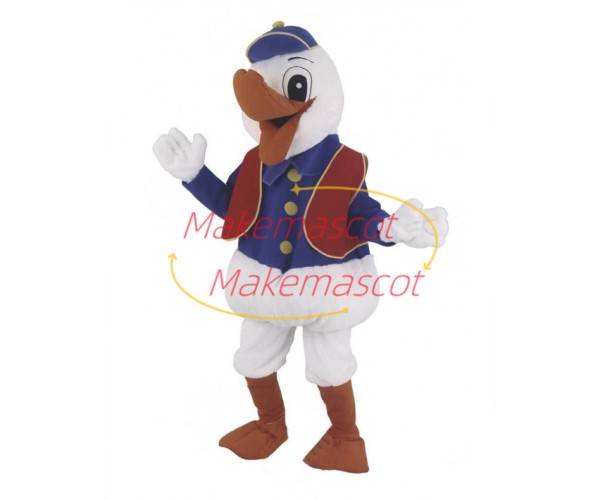 White Duck Mascot Costume Fancy Dress Outfit White Duck Mascot Costume Fancy Dress Outfit