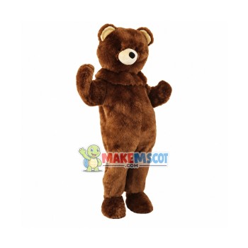 Long Plush Teddy Bear Mascot Costume 