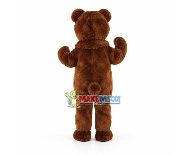 Long Plush Teddy Bear Mascot Costume 