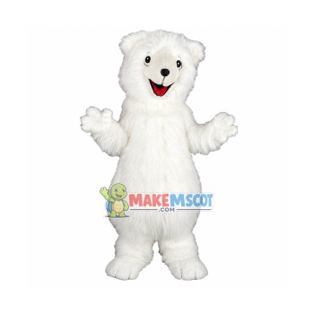 Lovely Polar Bear Mascot Costume