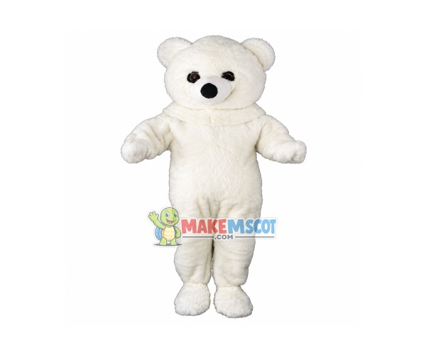 Long Plush White Bear Mascot Costume Long Plush White Bear Mascot Costume