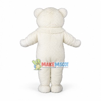 Long Plush White Bear Mascot Costume Long Plush White Bear Mascot Costume