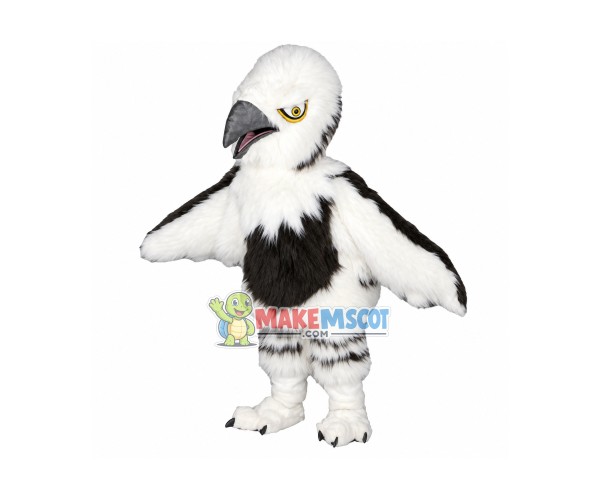 Baby Eagle Long Fur Mascot Costume Baby Eagle Long Fur Mascot Costume