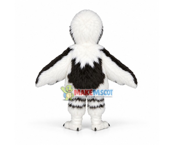 Baby Eagle Long Fur Mascot Costume Baby Eagle Long Fur Mascot Costume