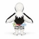 Baby Eagle Long Fur Mascot Costume Baby Eagle Long Fur Mascot Costume