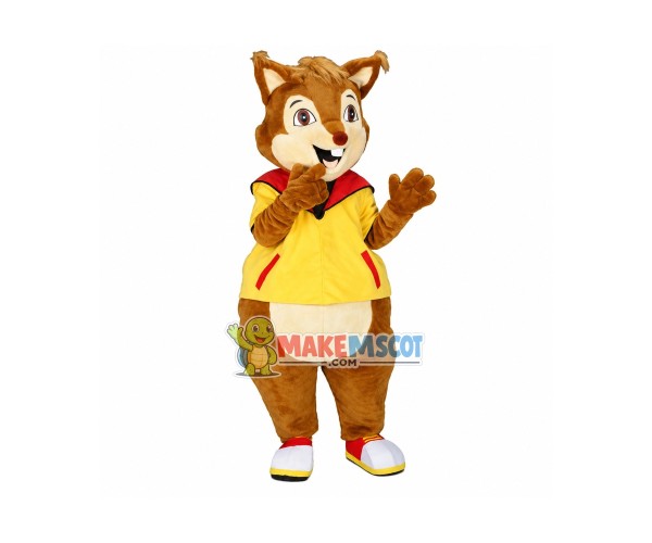 Lovely Squirrel Mascot Costume Fancy Dress Outfit Lovely Squirrel Mascot Costume Fancy Dress Outfit