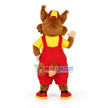 Happy Squirrel Mascot Costume Fancy Dress Outfit Happy Squirrel Mascot Costume Fancy Dress Outfit