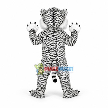 White Tiger Mascot Costume