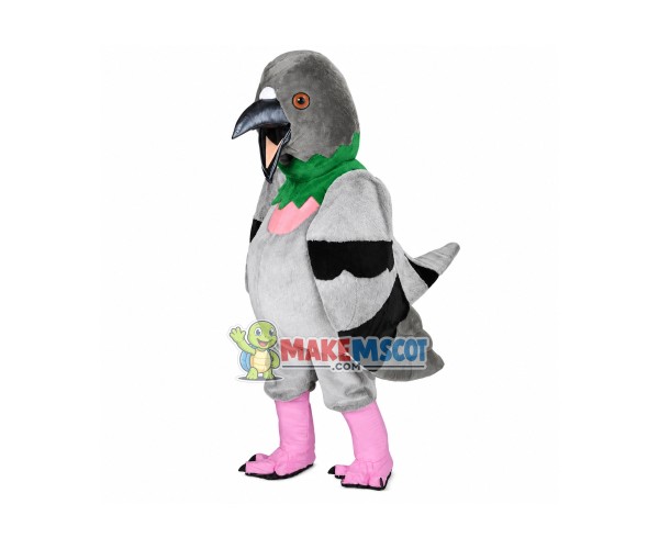 Rock Pigeon Mascot Costume Rock Pigeon Mascot Costume