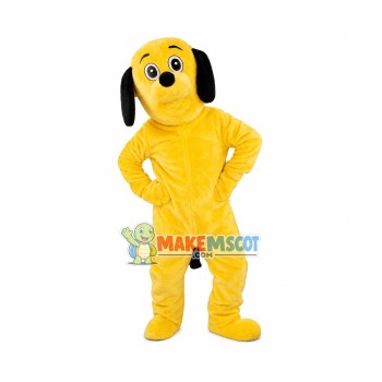 Yellow Dog Mascot Costume Yellow Dog Mascot Costume