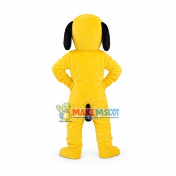 Yellow Dog Mascot Costume