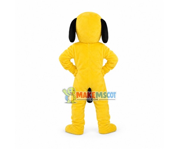 Yellow Dog Mascot Costume Yellow Dog Mascot Costume