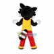 Black Raccoon Mascot Costume Fancy Dress Outfit Black Raccoon Mascot Costume Fancy Dress Outfit