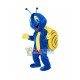 Lovely Blue Snail Mascot Costume Lovely Blue Snail Mascot Costume