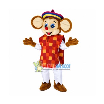 Lovely Mexican Mouse Mascot Adult Costume