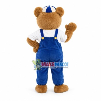 Cuddly Bear Mascot Costume Fancy Dress Outfit