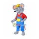 Grey Rat Mascot Costume Fancy Dress Outfit Grey Rat Mascot Costume Fancy Dress Outfit