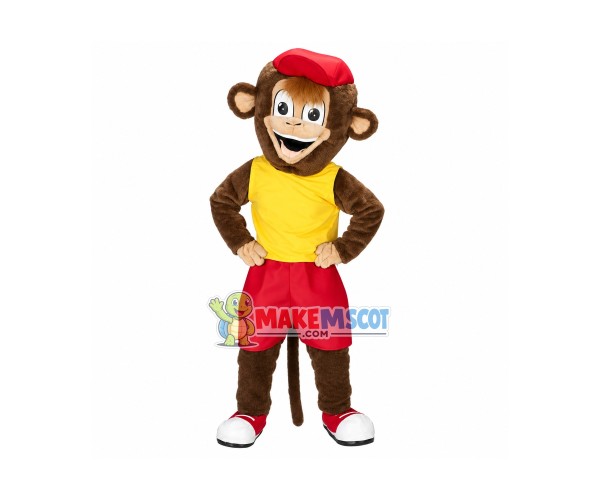 Lovely Monkey Mascot Costume Fancy Dress Outfit Lovely Monkey Mascot Costume Fancy Dress Outfit