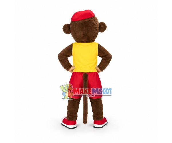 Lovely Monkey Mascot Costume Fancy Dress Outfit Lovely Monkey Mascot Costume Fancy Dress Outfit
