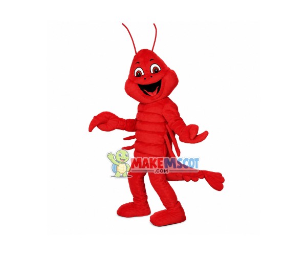 Lovely Red Lobster Mascot Costume 