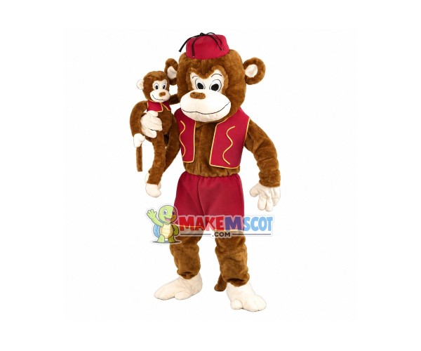 Circus Monkey Mascot Costume Circus Monkey Mascot Costume