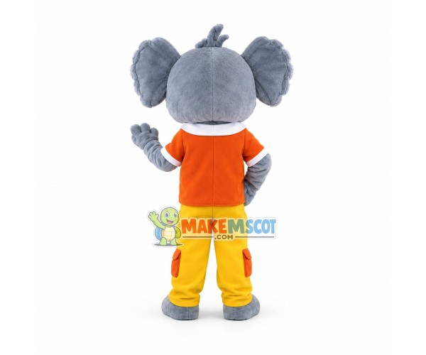 Lovely Grey Koala Mascot Costume Fancy Dress Outfit Lovely Grey Koala Mascot Costume Fancy Dress Outfit