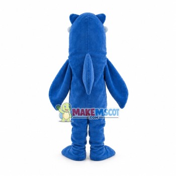 Fierce Blue Shark Mascot Adult Costume Fierce Blue Shark Mascot Adult Costume