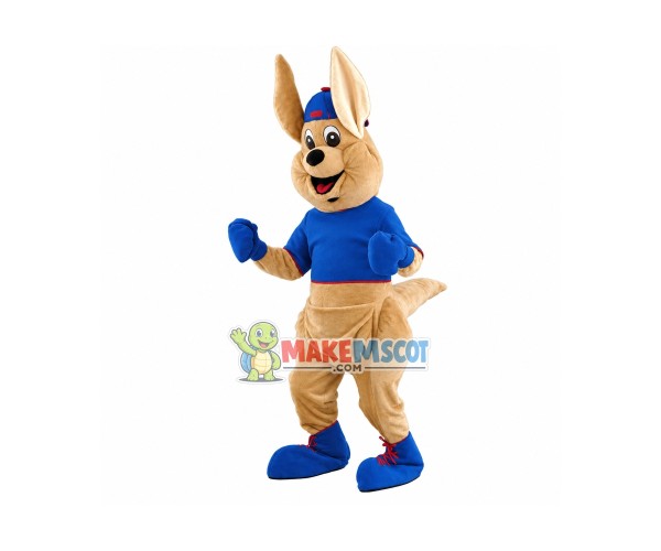 Lovely Kangaroo Mascot Costume Fancy Dress Outfit Lovely Kangaroo Mascot Costume Fancy Dress Outfit