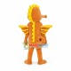 Orange Seahorse Mascot Adult Costume Orange Seahorse Mascot Adult Costume