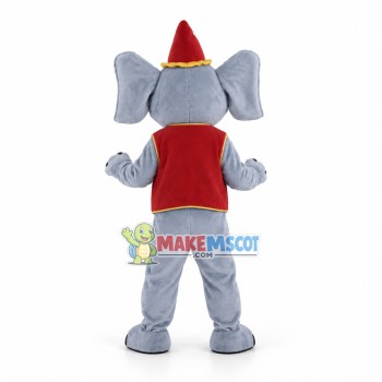Circus Grey Elephant Mascot Costume Circus Grey Elephant Mascot Costume