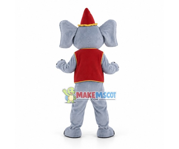Circus Grey Elephant Mascot Costume Circus Grey Elephant Mascot Costume