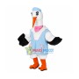Lady Stork Mascot Costume 