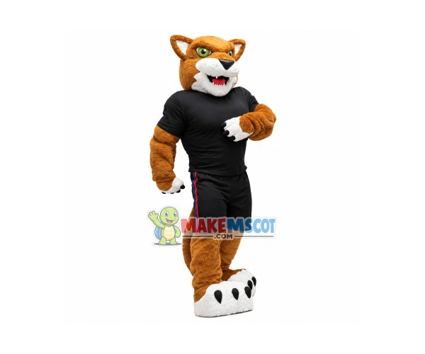 College Power Cougar Mascot Costume College Power Cougar Mascot Costume