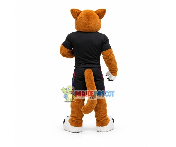 College Power Cougar Mascot Costume 